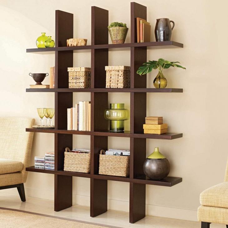 rustic wall shelving ideas