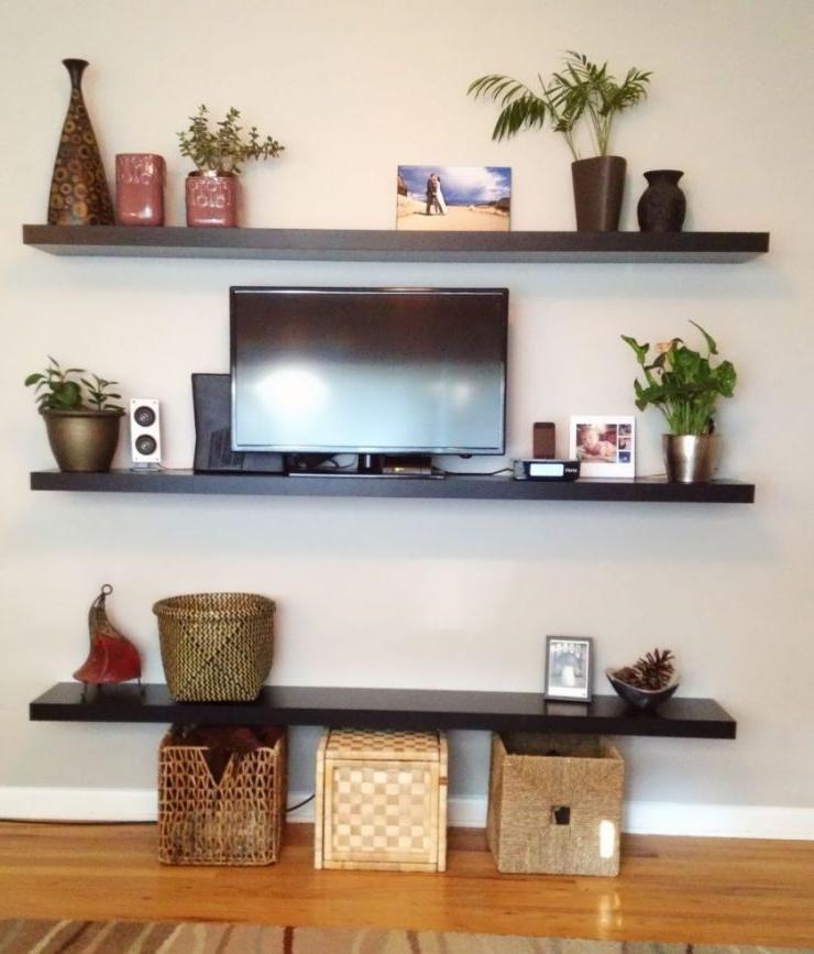 tv-wall shelf ideas