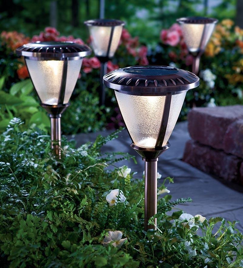 wireless lamps for garden pathway