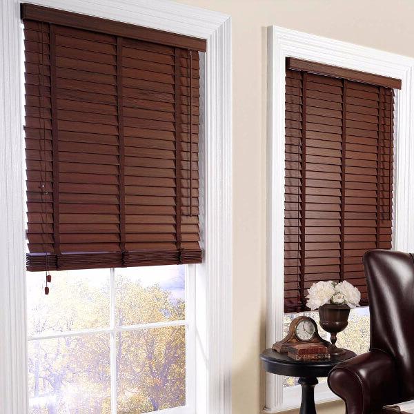 wooden blinds vertical