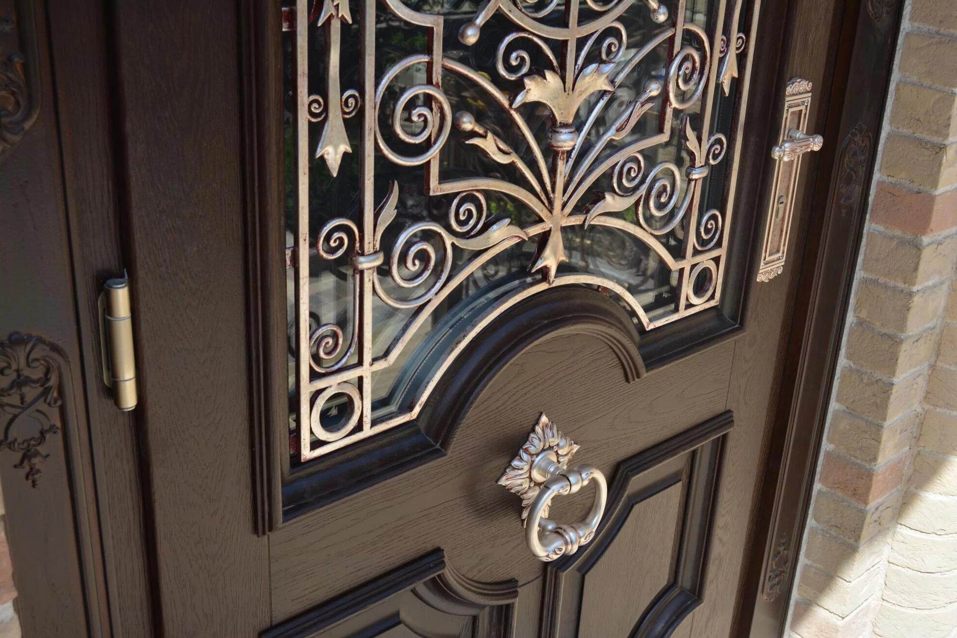 wrought iron front door decor