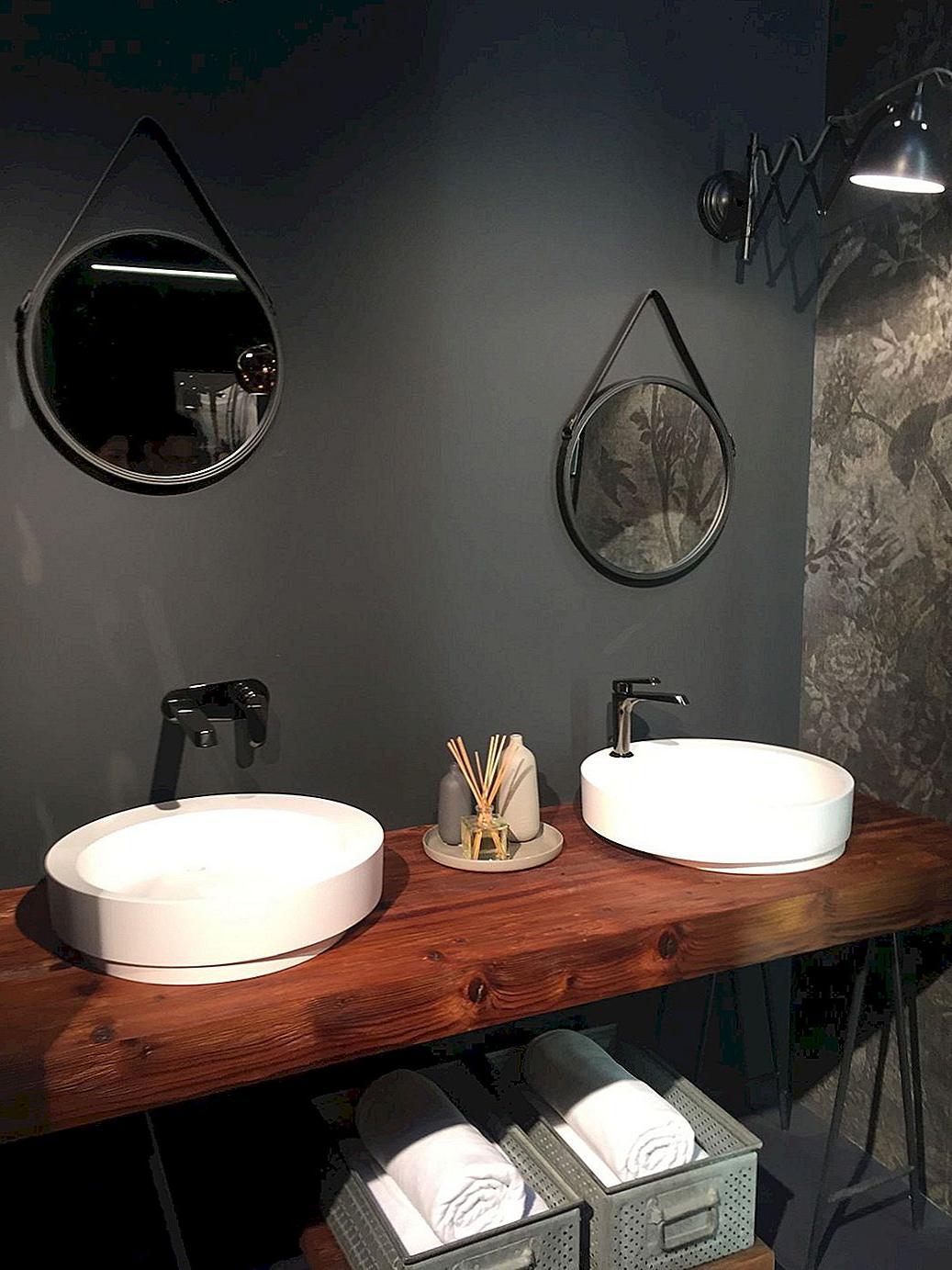 rustic chic bathroom vanity