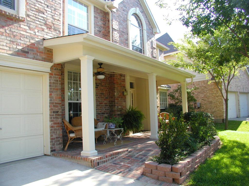 small brick front porch ideas