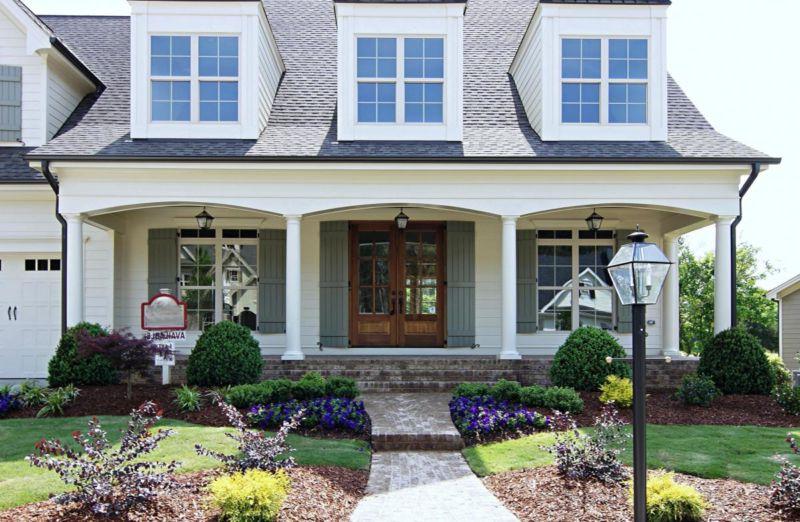 small concrete front porch ideas