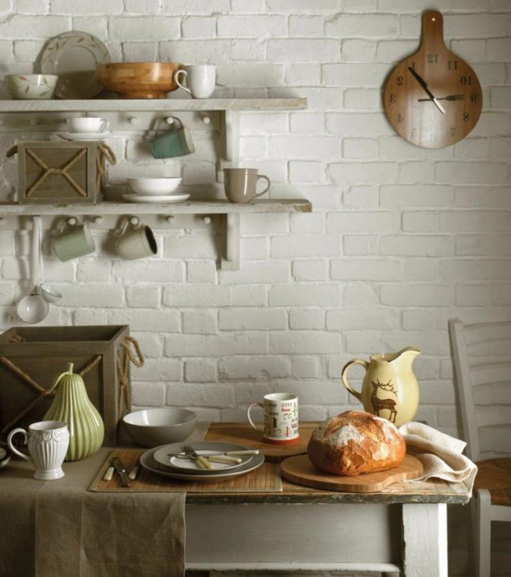 small open shelving kitchen