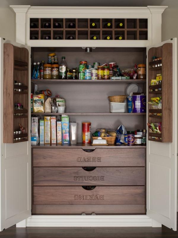 storage ideas inside wine rack