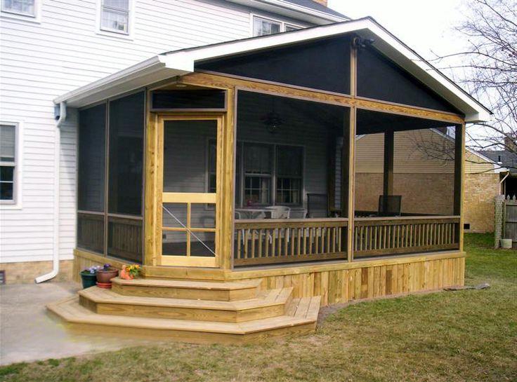 25 Small Front Porch Ideas To Spruce Up, Wooden Front Deck Designs