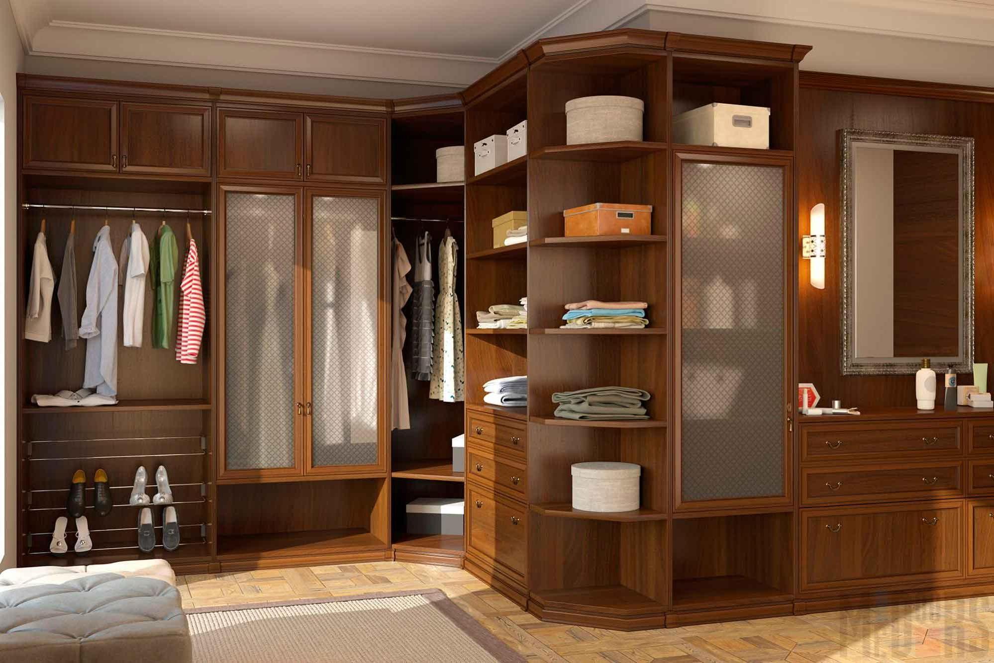 Interior design classic dressing room