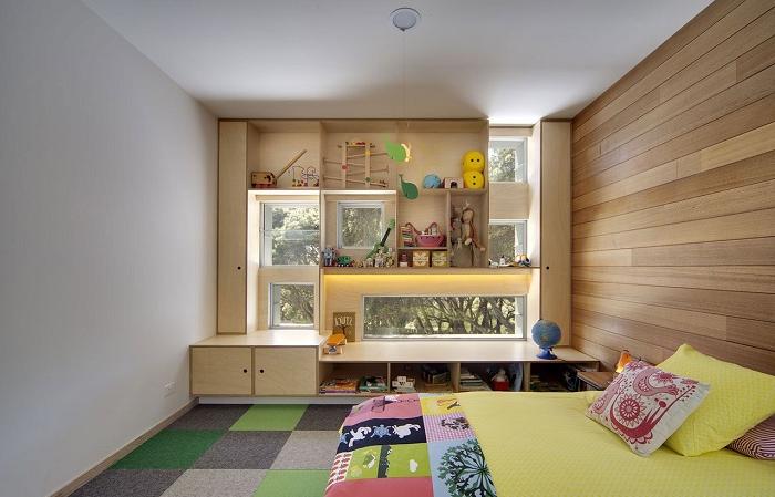 children's window seat with storage