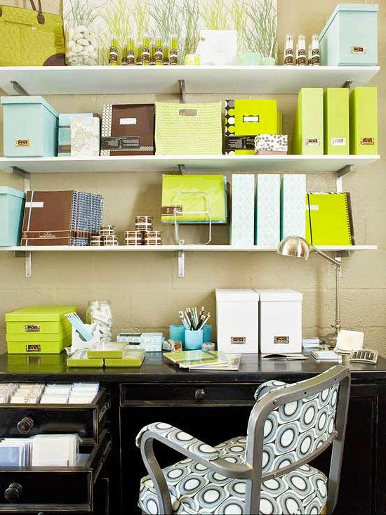 diy home office organization ideas