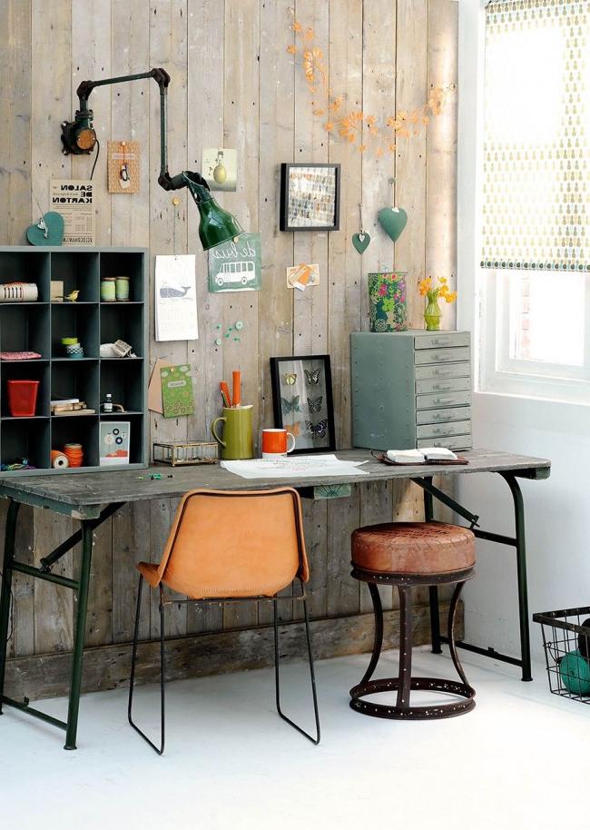 rustic home office organization ideas