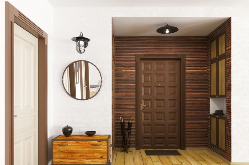 vintage style entryway storage