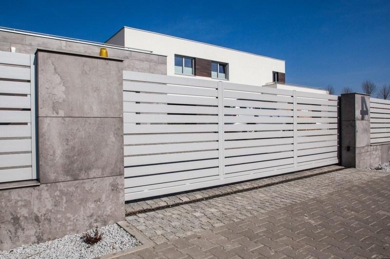 Sliding aluminum gates