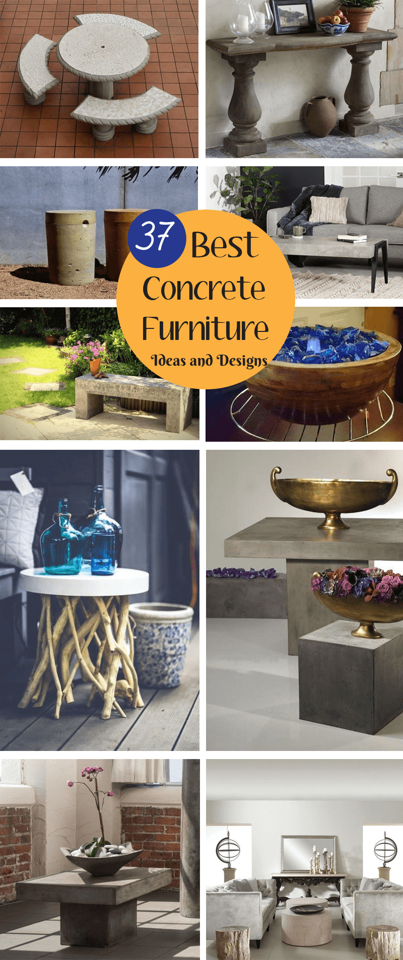 best concrete furniture ideas and designs