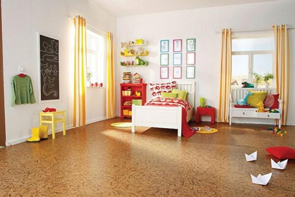 28 Ideas For Beautiful Sustainable Cork Floor and Walls - InteriorSherpa
