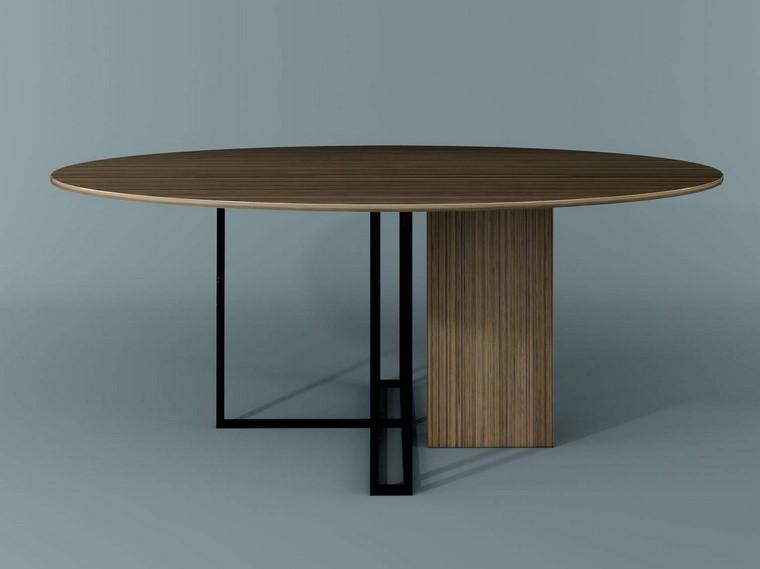 Dark Wood Modern Table