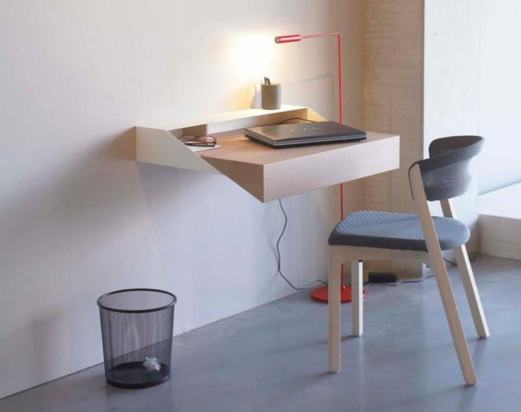 Floating desk table