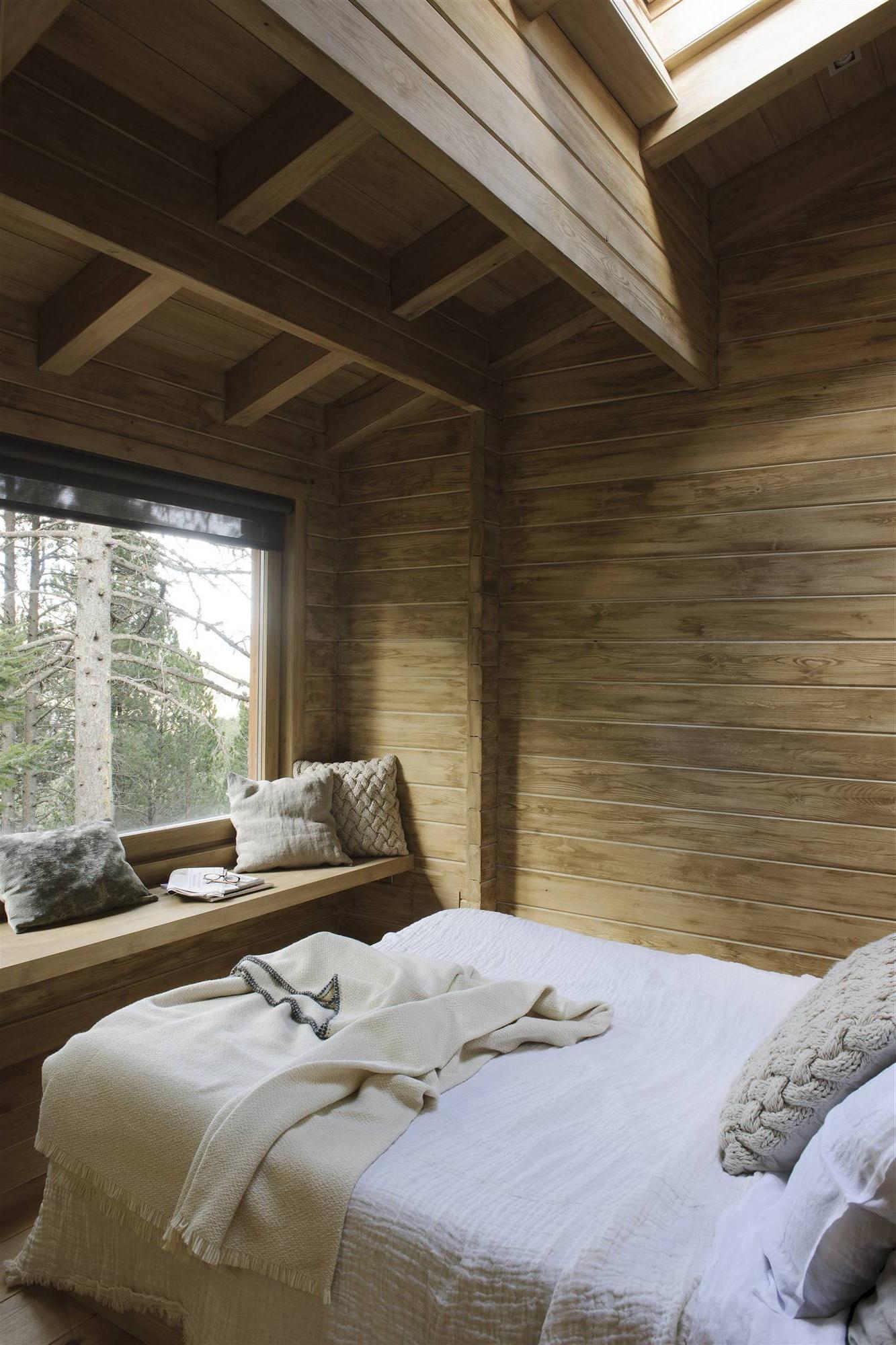 RUSTIC BEDROOM WITH VIEWS FROM THE BED