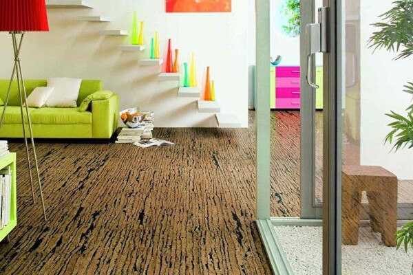 28 Ideas For Beautiful Sustainable Cork Floor and Walls - InteriorSherpa