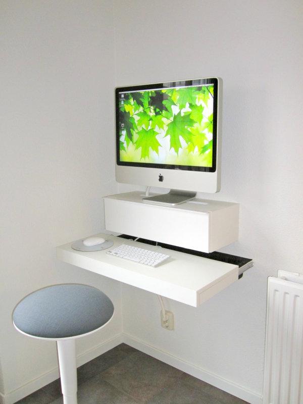 Small and stylish wall table