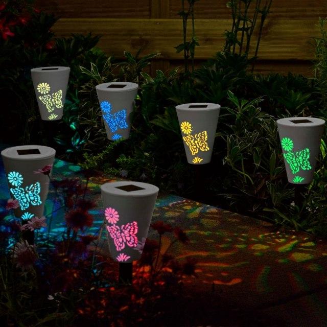 Solar lights for a cheerful atmosphere