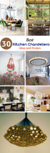 30 Ideas for Beautiful and Innovative Kitchen Chandeliers - InteriorSherpa