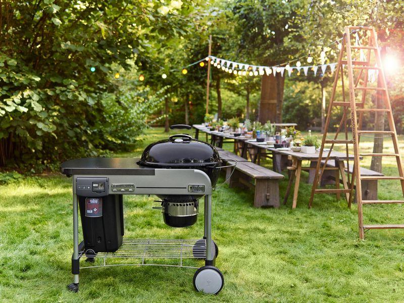 grill can be used year-round and where convenient