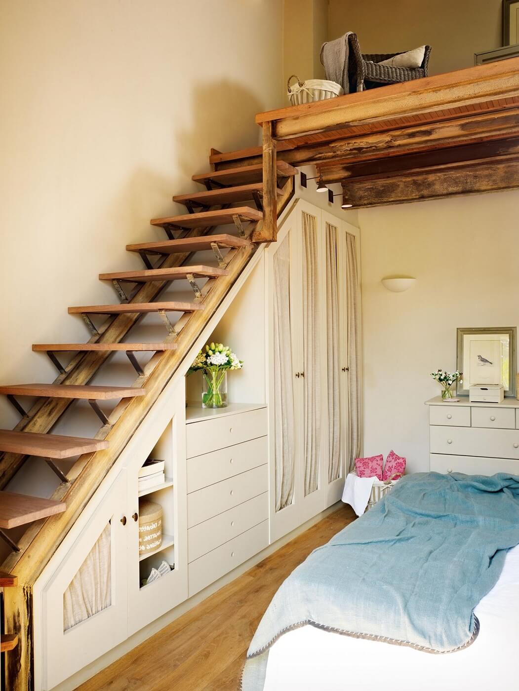 A CUPBOARD IN THE STAIRWELL