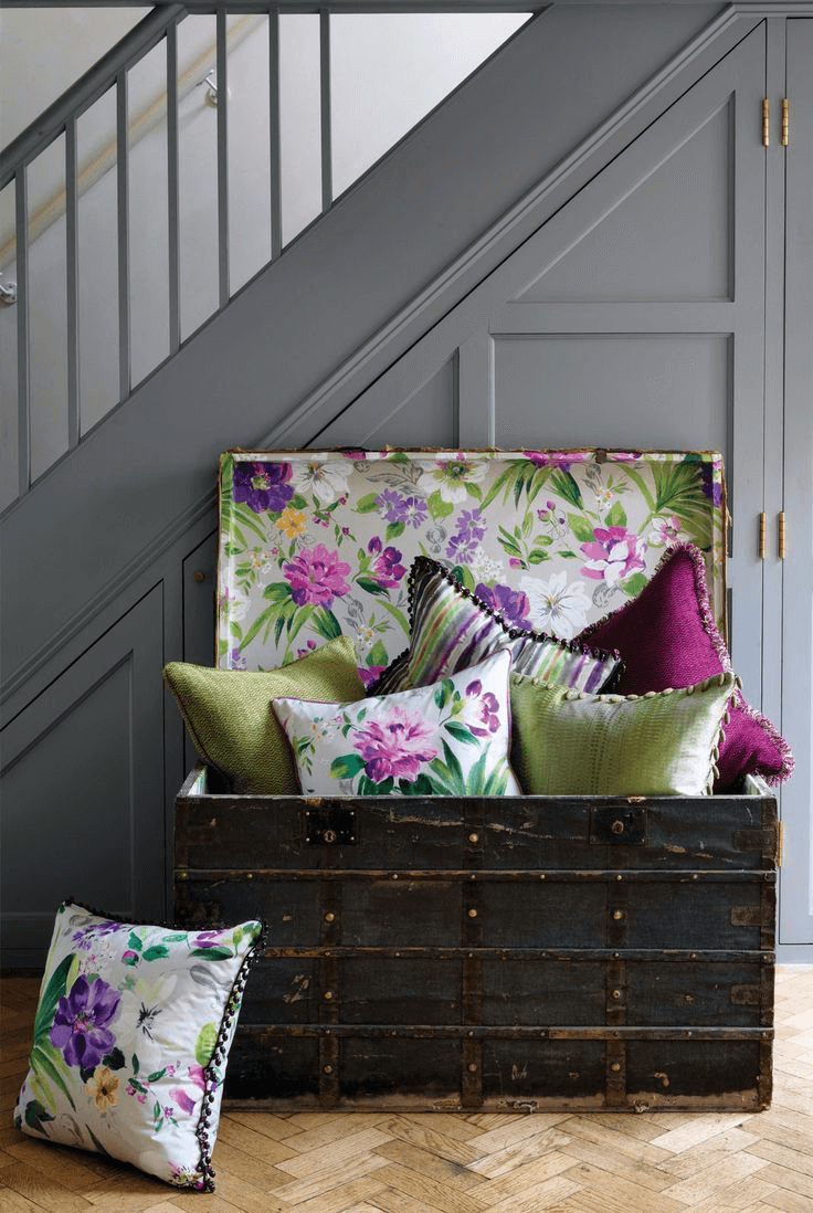 Antique chest in the hallway