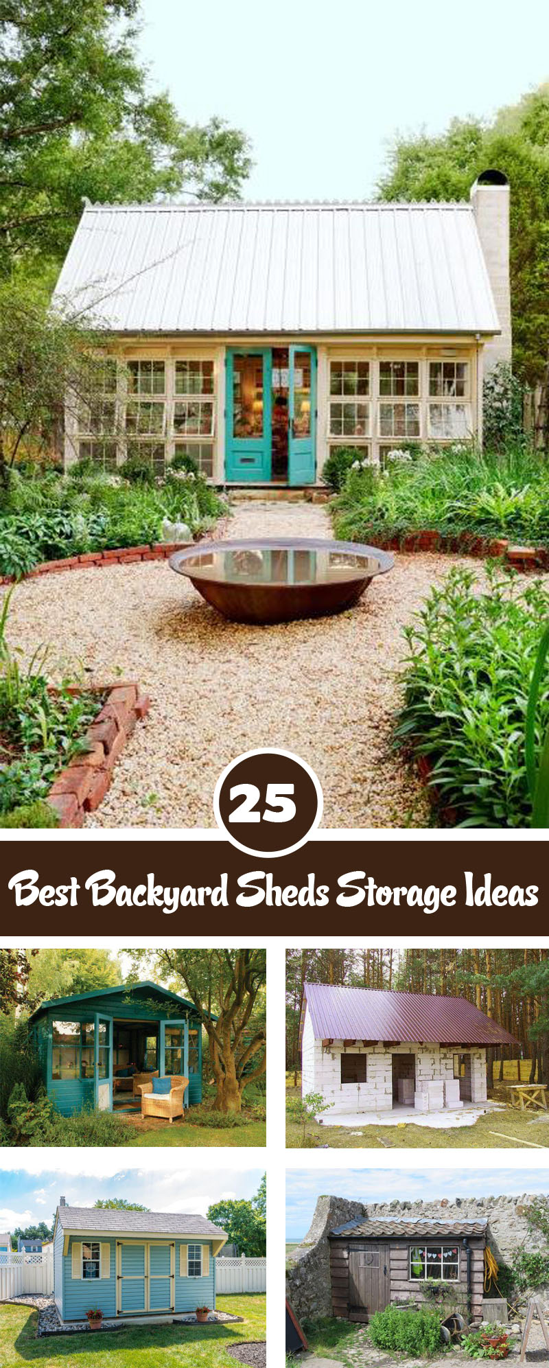 Best backyard Sheds storage ideas