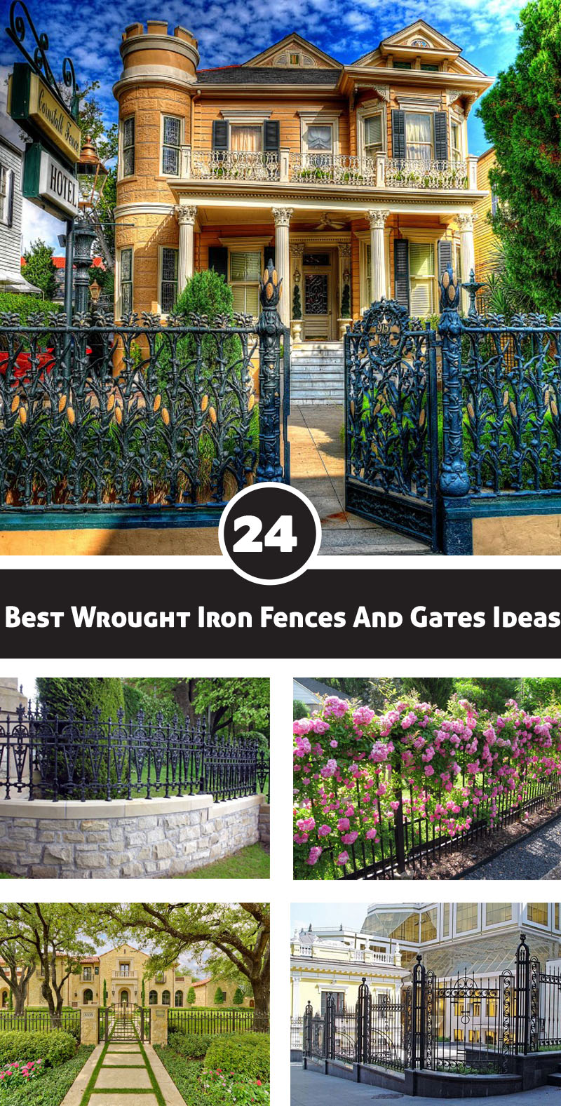 Best wrought iron fences and gates