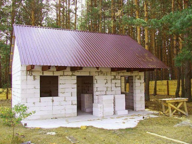 Foam block shed