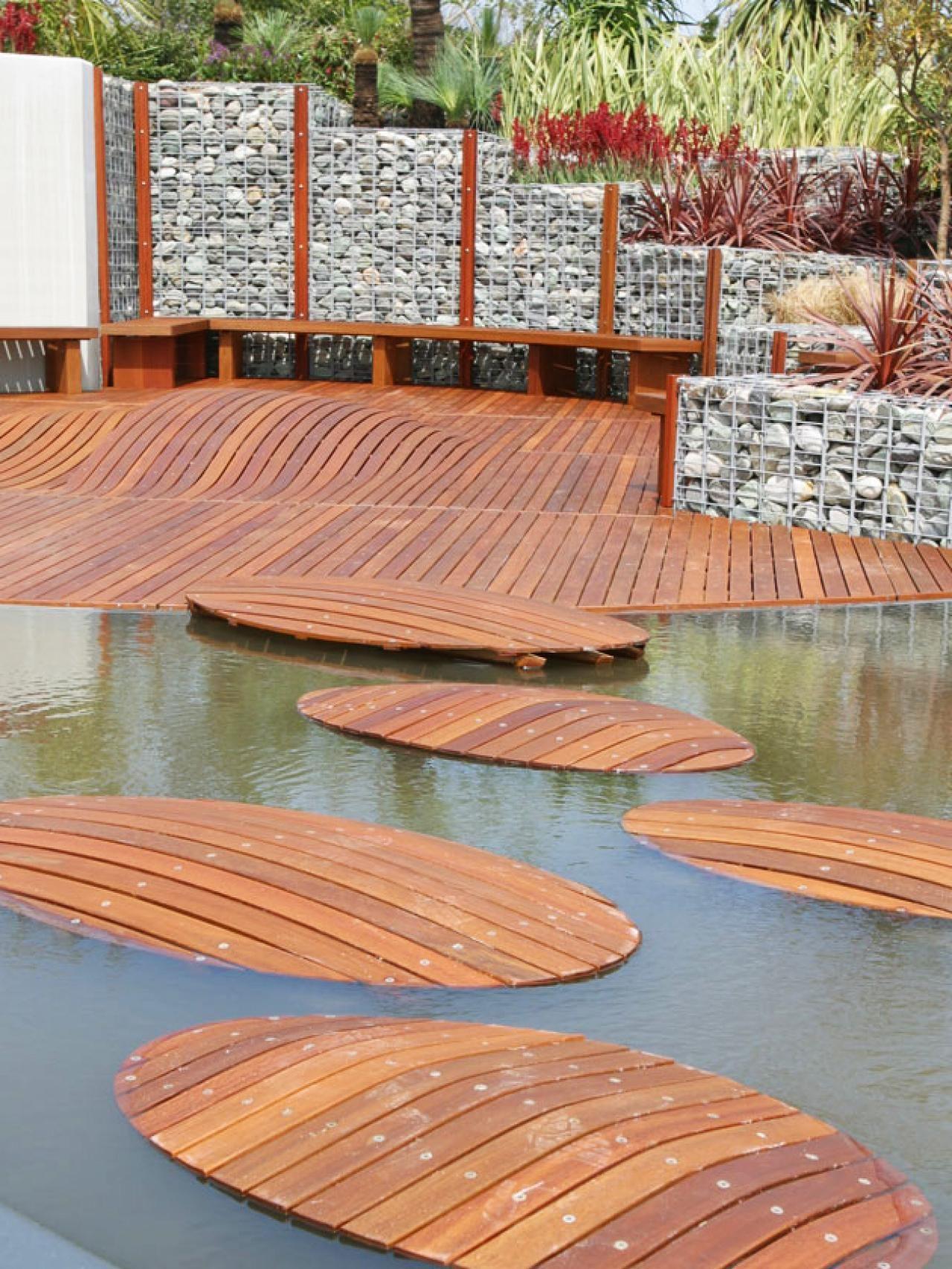 High-quality decking has a high level of water resistance.