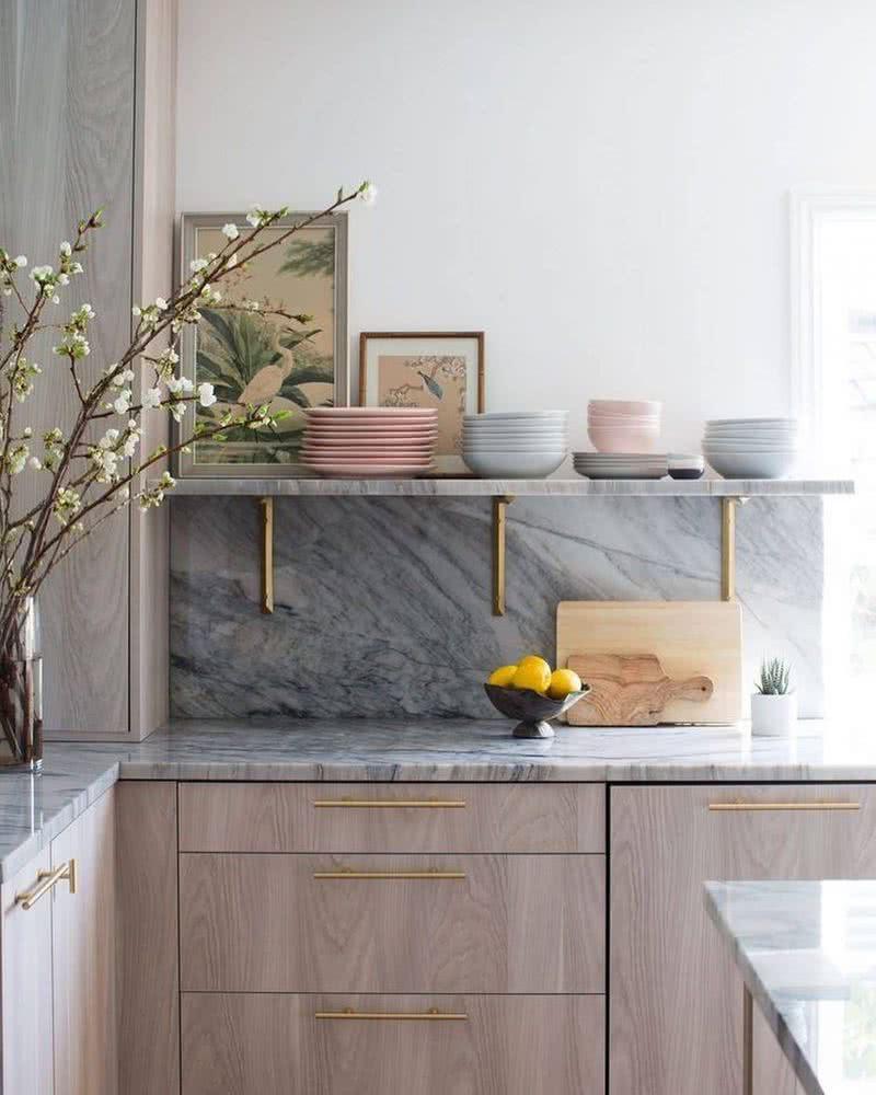 Marble kitchen Cabinet