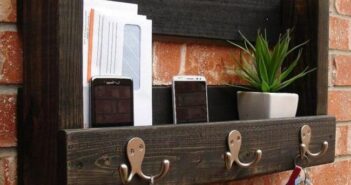Shelf for keys, gadgets and mail