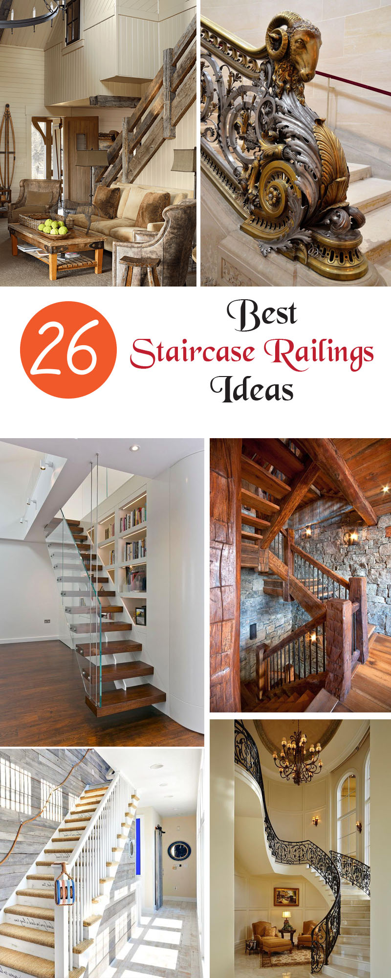 best staircase railings ideas
