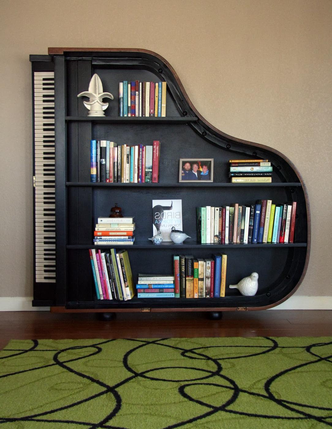 creative home library design