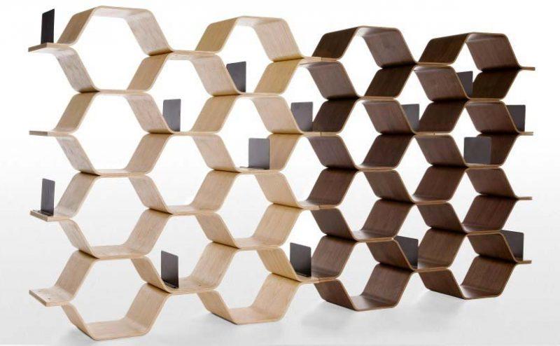 polygon bookcase