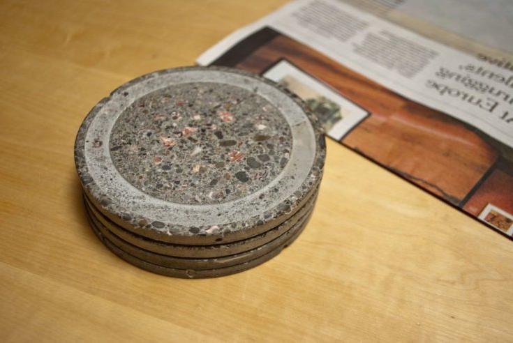 AWESOME CONCRETE COASTERS