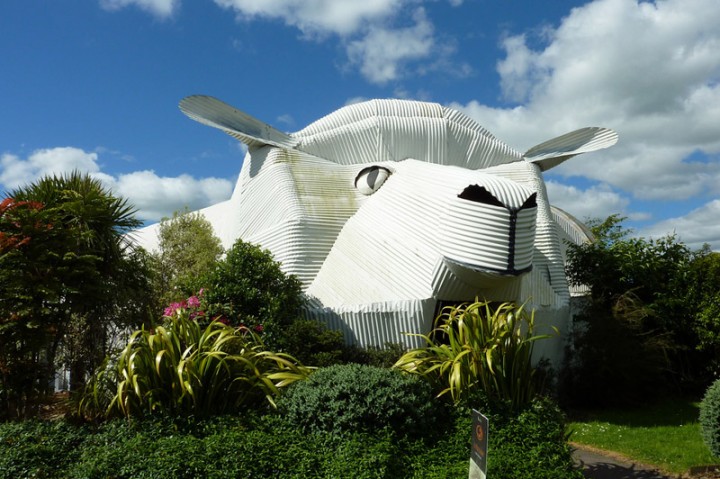 Building sheep and sheep dogs (Waikato, New Zealand)