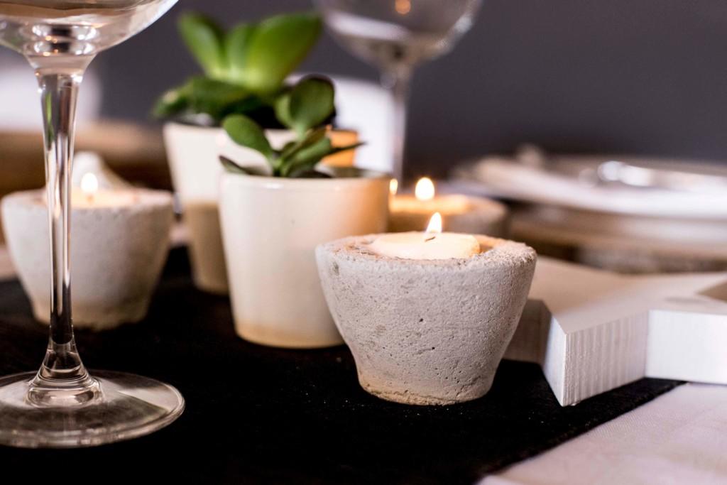 CERAMIC CANDLE HOLDERS