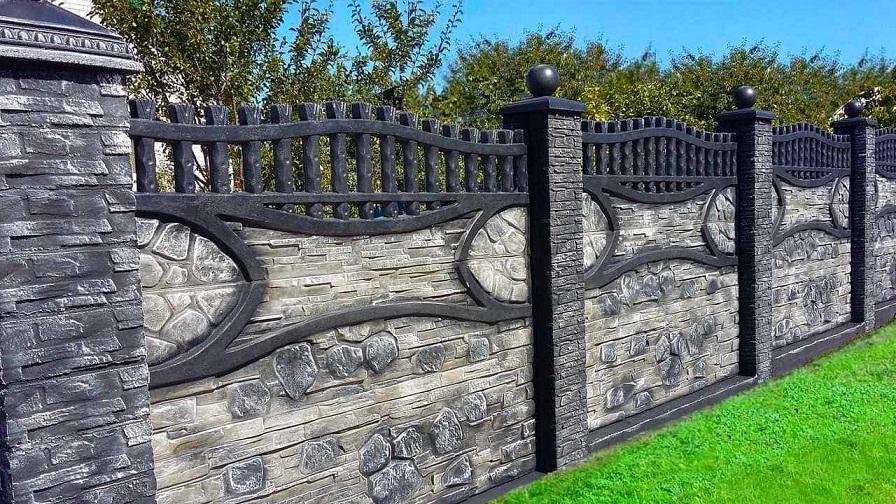 Concrete Fence Noteworthy fencing styles