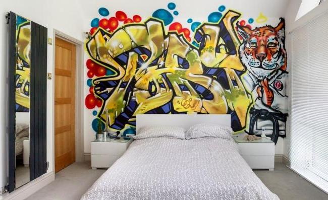 Graffiti Accent Wall