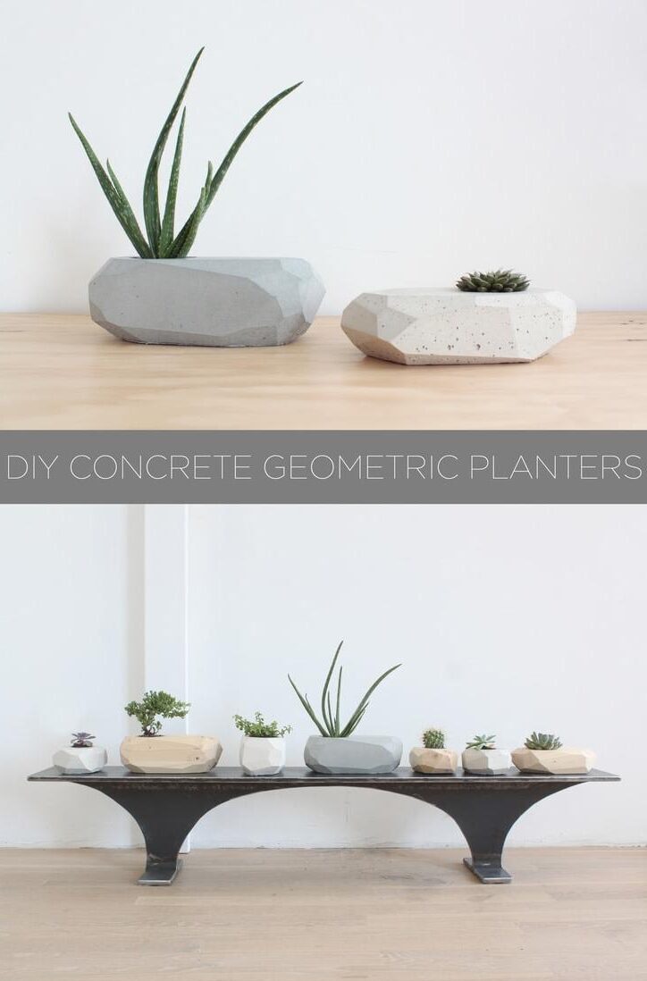 PLAYFUL GEOMETRIC PLANTERS