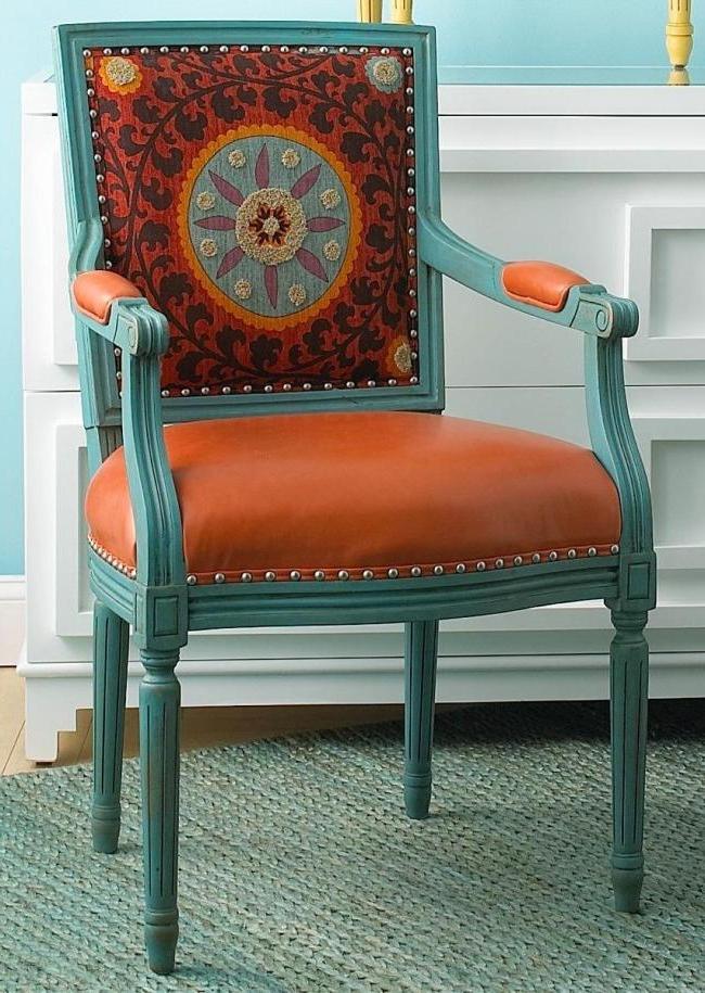 Restoration of a chair with leather upholstery