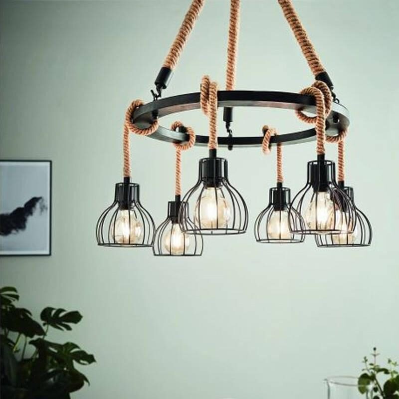 Rope Pendant Light