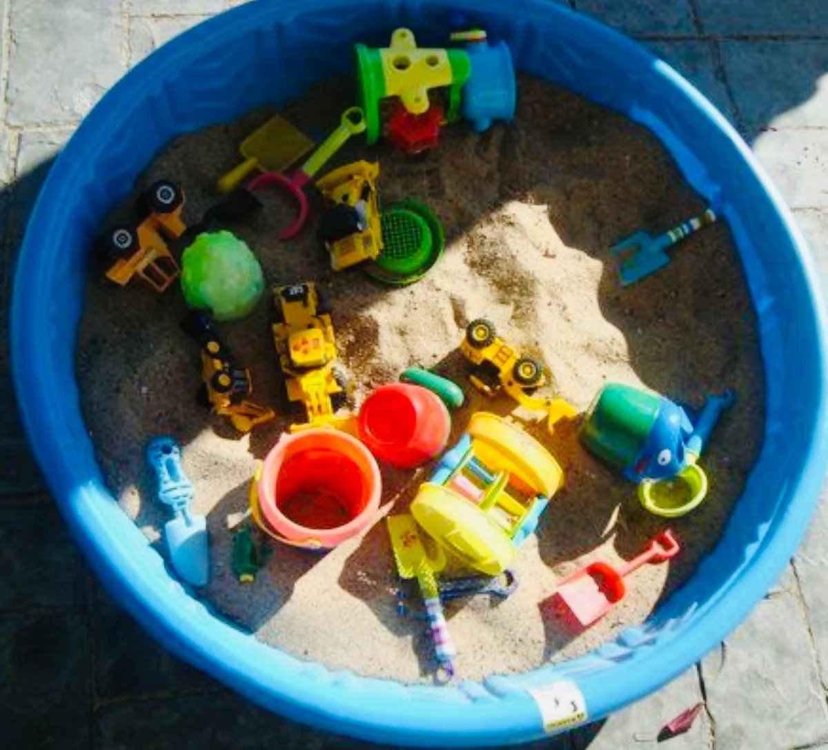 Sandbox from the pool