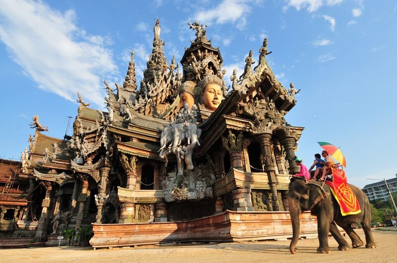 Temple of Truth in Pattaya, Thailand