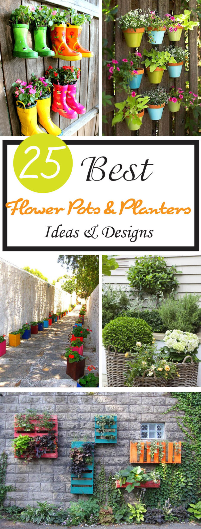 25 Flower Pots And Planters To Make Your Flowers Shine - Interiorsherpa