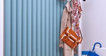 20 Fabric Vertical Blinds To Customize Your Space blue jacquard blinds